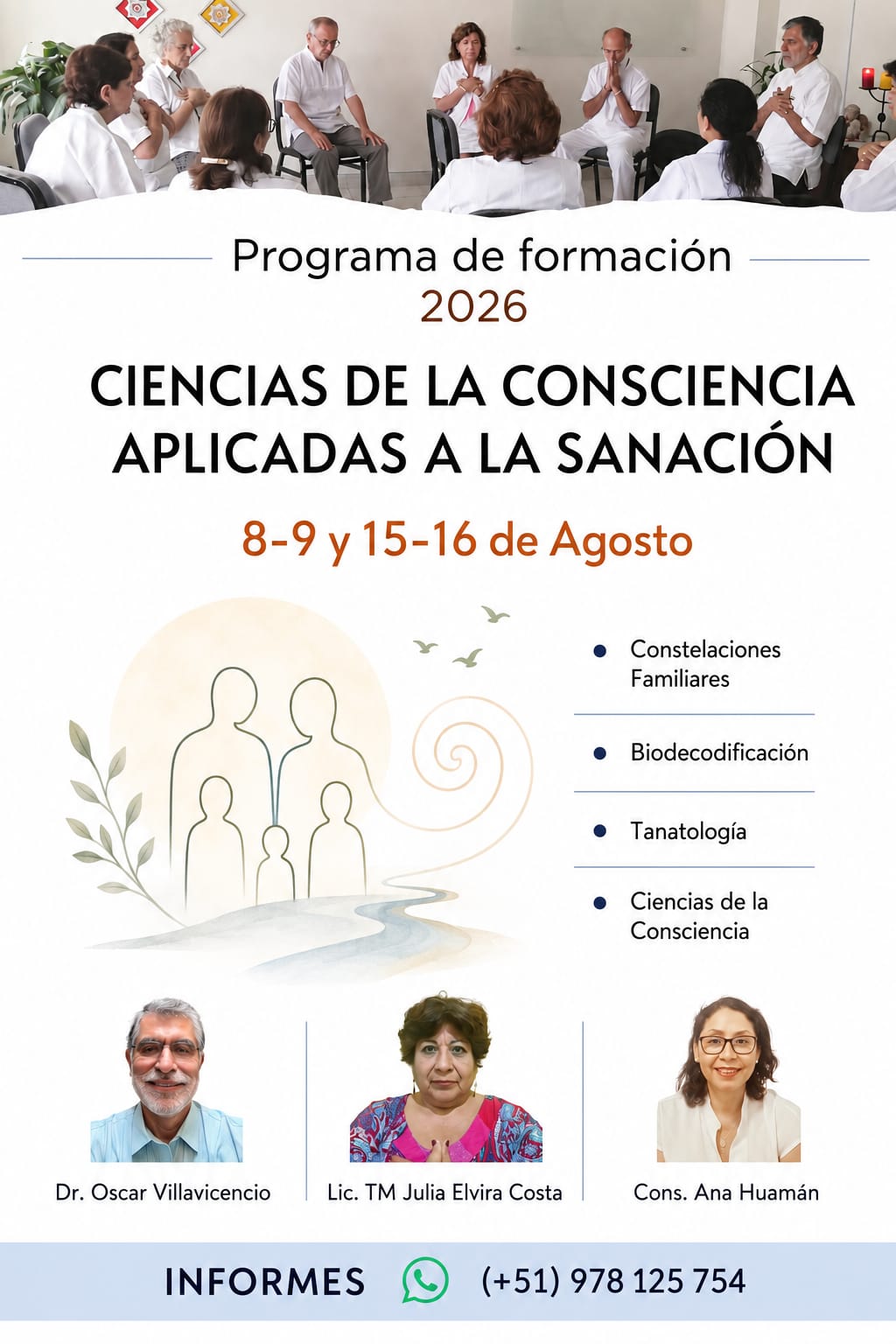 CIENCIAS DE LA CONSCIENCIA APLICADAS A LA SANACIÓN